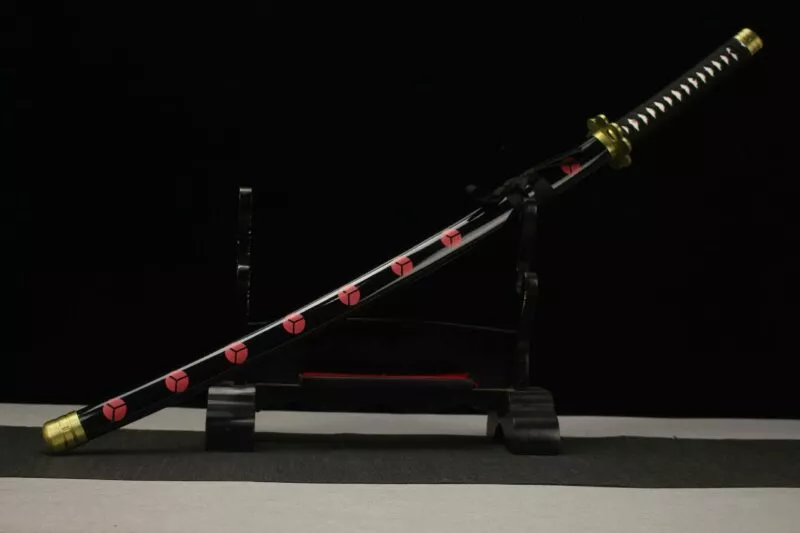 Épée Noire Shusui One Piece Version Anime Katana Épée De Samouraï Janpanese Acier à Haute Teneur En Carbone Épée Longquan