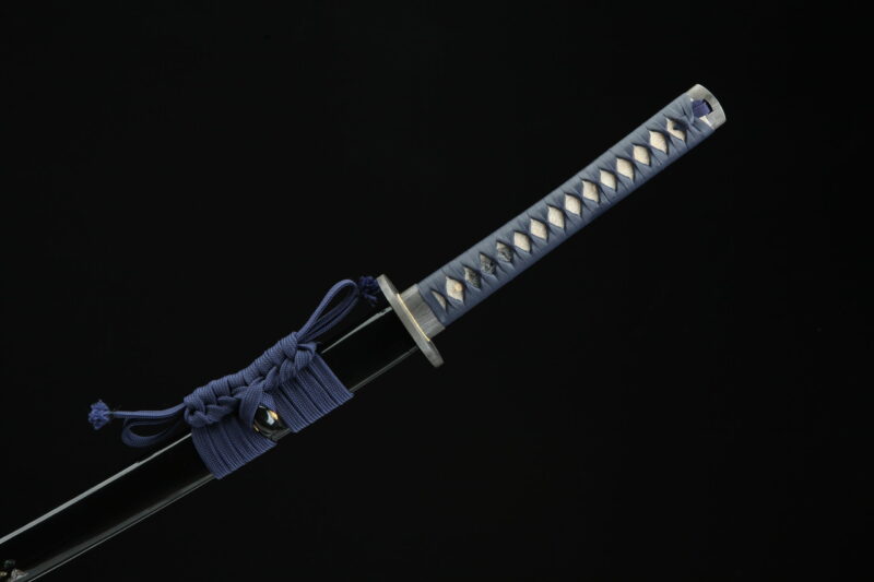 Katana Ishikari (acier Damas & Véritable Hamon)