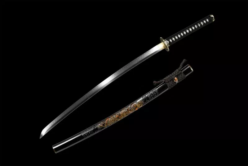 Katana Nanao (acier T10 Véritable Hamon Choji)