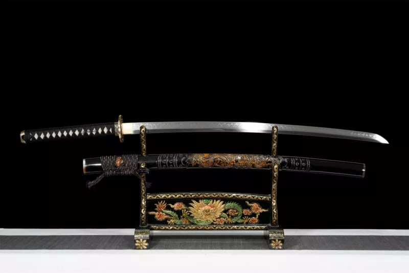 Katana Nanao (acier T10 Véritable Hamon Choji)
