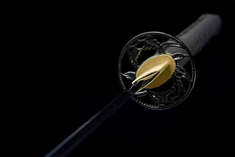 Katana Abysse (acier Au Carbone 1095 & Véritable Hamon)