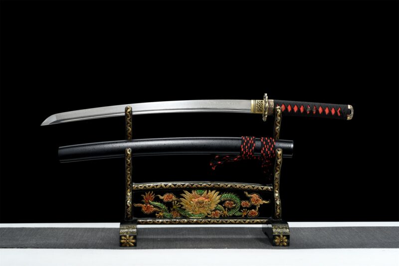 Wakizashi Maizuru (acier Damas)