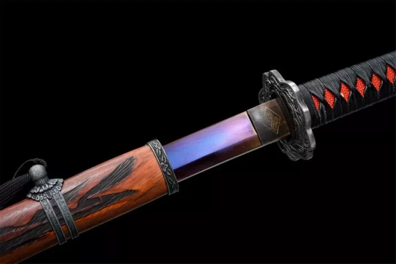 Katana Du Mort-vivant Rouge Sekiro : Les Ombres Meurent Deux Fois Épée De Samouraï Japonais Katana Véritable Épée Faite Main Acier à Haute Teneur En Manganèse