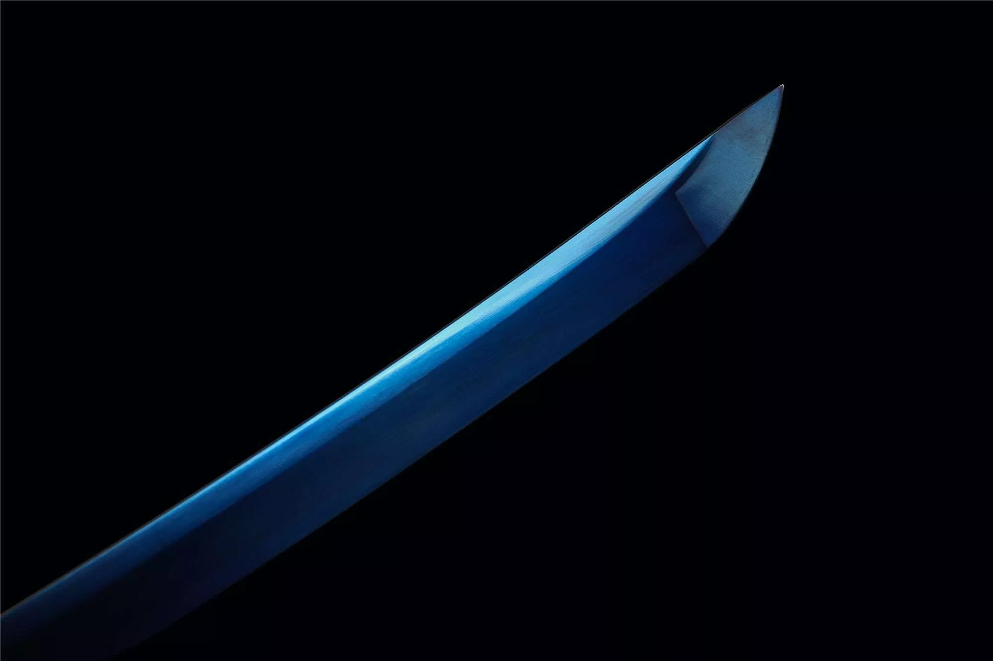 Blue Dragon King Katana Baked Blue Series Épée De Samouraï Japonais Katana Véritable Épée Faite à La Main Acier Manganèse Haute Performance Épée Longquan