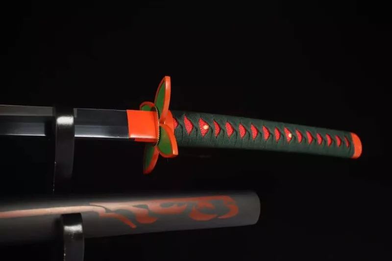 Sabre De Samouraï Tueur De Démon Kochou Shinobu Katana Tue Le Diable Acier Au Manganèse Sabre Longquan