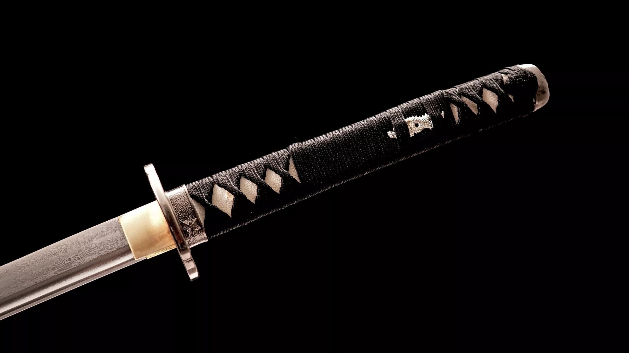 Katana Daisen (acier Damas)