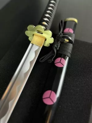 Katana Shusui Avec Hamon Mécanique (acier Au Carbone 1060)