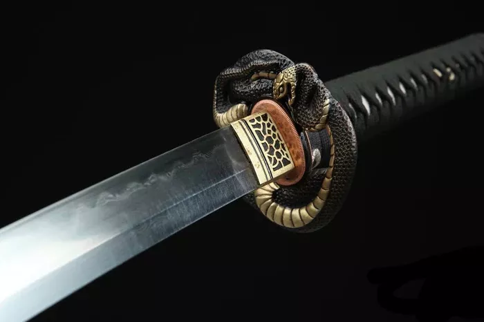 Katana Kani (acero de Damasco con auténtico Hamon) - Image 9