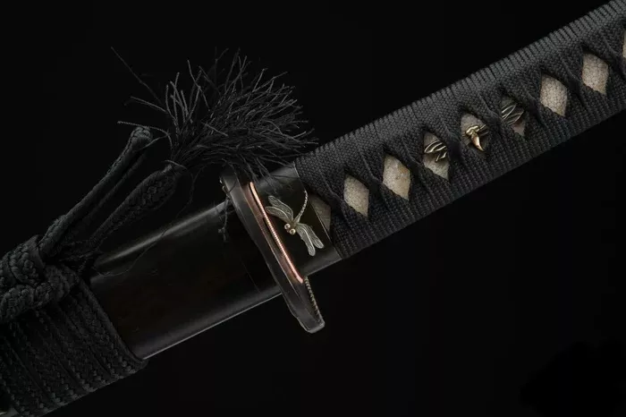 Katana Gujo (acero de Damasco y Hamon auténtico) - Image 10