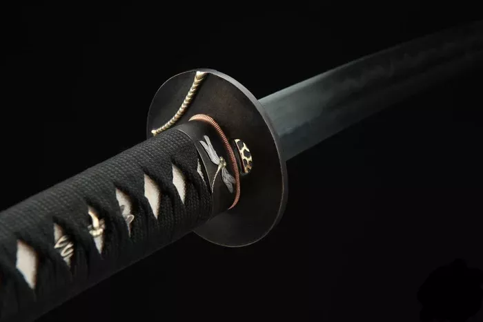 Katana Gujo (acero de Damasco y Hamon auténtico) - Image 2
