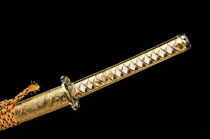 Katana Mino (Acero al manganeso dorado) - Image 3