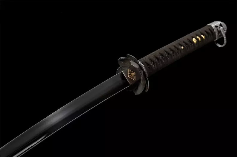 Katana Sekiro Hoja de la Muerte Negra (Acero al manganeso) - Image 5