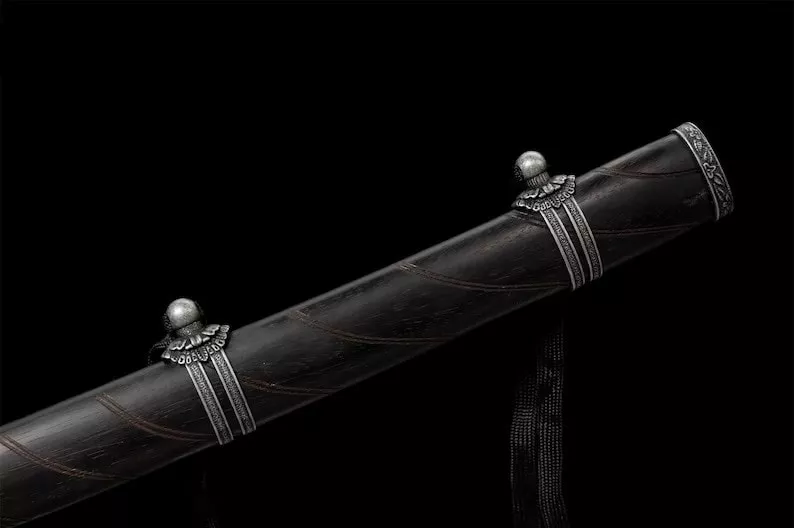 Katana Sekiro Hoja de la Muerte Negra (Acero al manganeso) - Image 7