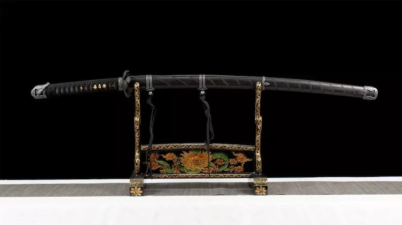 Katana Sekiro Hoja de la Muerte Negra (Acero al manganeso) - Image 9