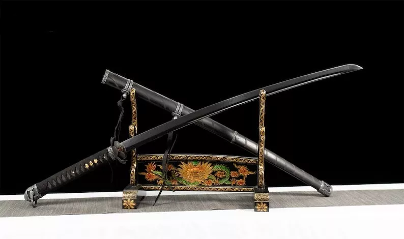 Katana Sekiro Hoja de la Muerte Negra (Acero al manganeso) - Image 2